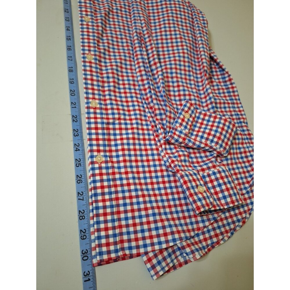Vinyard Vines Performance‎ Classic Fit Tucker Shirt Mens XLarge Red/Blue Checked - Picture 6 of 7